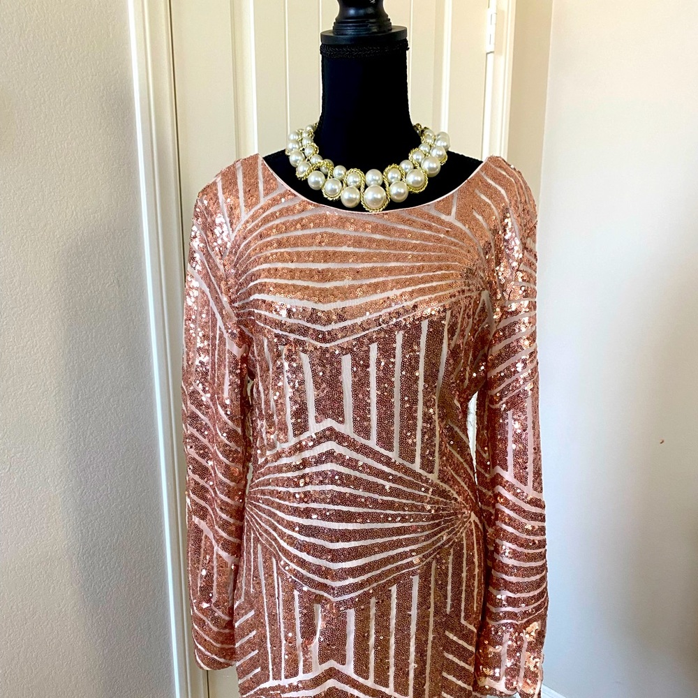 Gold dress
